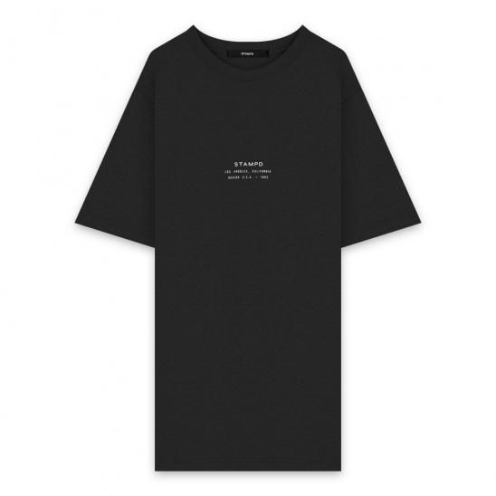 STAMPD | STACKED LOGO PERFECT TEE / BLACK