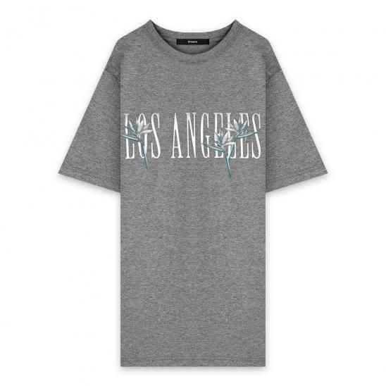 STAMPD | LOS ANGELES PARADISE PERFECT TEE / HEATHER GREY