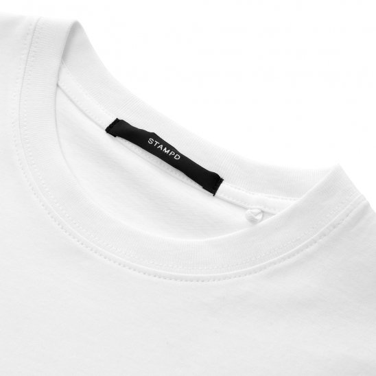 STAMPD | DOUBLE LAYER RELAXED TEE / WHITE