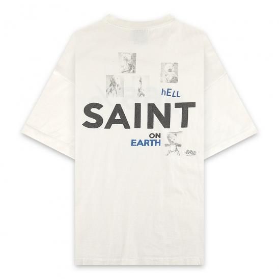 SAINT MXXXXXX(セントマイケル) 商品ページ - TEE 666% / WHITE SAINT MXXXXXX(セントマイケル) 商品ページ - TEE 666% / WHITE