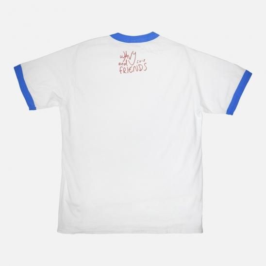 WAVY & FRIENDS | WYT-002 T-SHIRTS / WHITE X BLUE