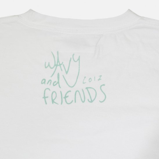 WAVY & FRIENDS | WYT-004 T-SHIRTS / WHITE