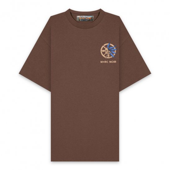M+RC NOIR | M+RC CROSSOVER TEE / BROWN