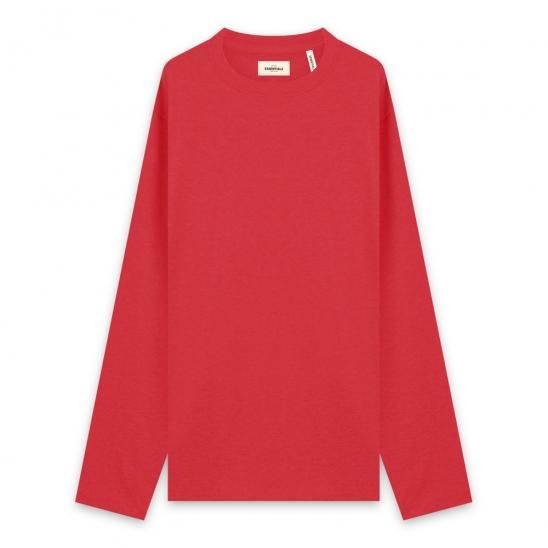 FOG ESSENTIALS | BOXY GRAPHIC LONG SLEEVE T-SHIRT / RED