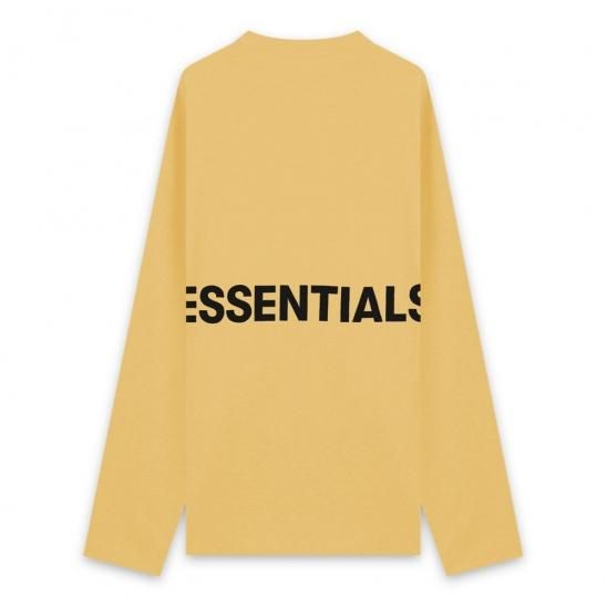 FOG ESSENTIALS | BOXY GRAPHIC LONG SLEEVE T-SHIRT / YELLOW