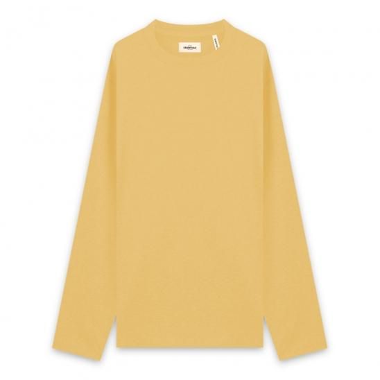 FOG ESSENTIALS | BOXY GRAPHIC LONG SLEEVE T-SHIRT / YELLOW