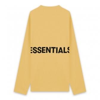 FOG ESSENTIALS | BOXY GRAPHIC LONG SLEEVE T-SHIRT / YELLOW