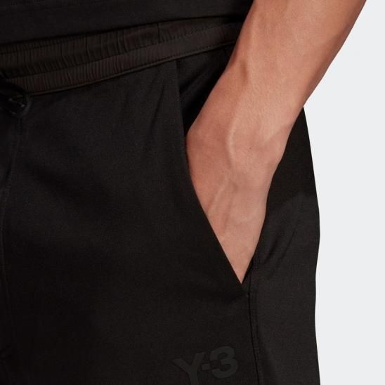 Y-3 ADIDAS YOHJI YAMAMOTO | M CLASSIC CUFFED TRACK PANTS / BLACK