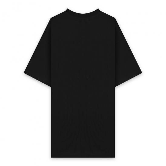 RASSVET | MENS COTTON LOGO TSHIRT KNIT / BLACK