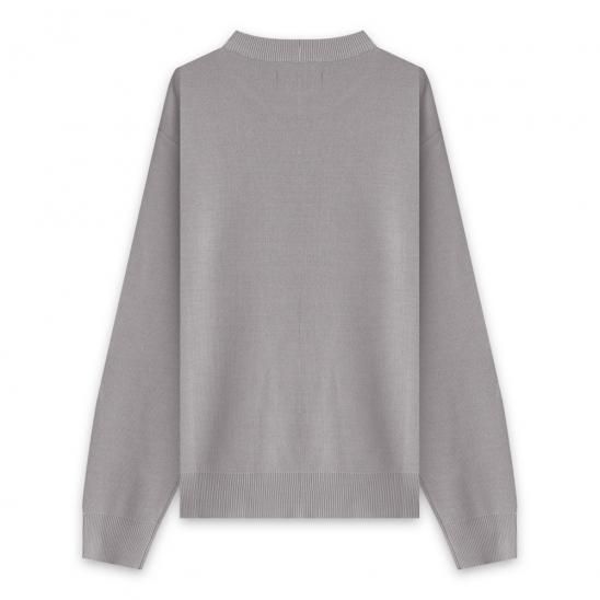 RASSVET | MENS WOOL SWEATER KNIT / GREY