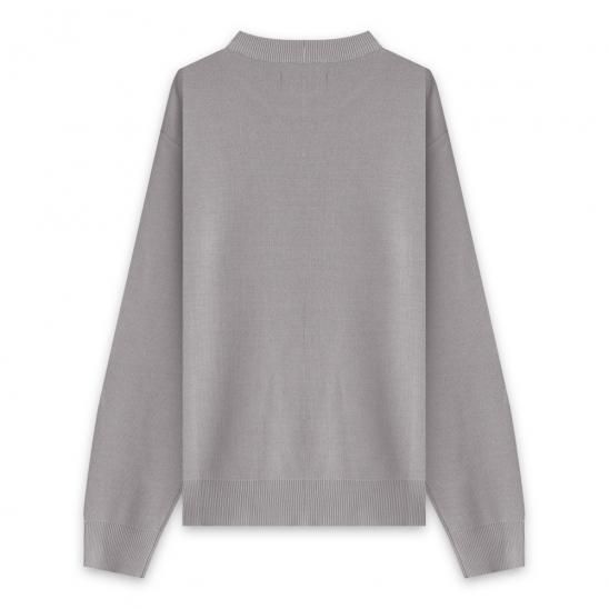 RASSVET | MENS WOOL SWEATER KNIT / GREY