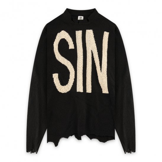 SAINT MXXXXXX | WOOL SWTER SIN / BLACK