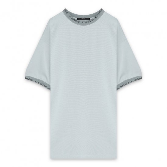 STAMPD | RIBBED STUDIO RELAXED TEE / SEA SLATE