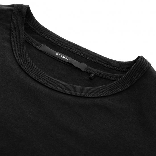 STAMPD | DOUBLE LAYER RELAXED LS TEE / BLACK