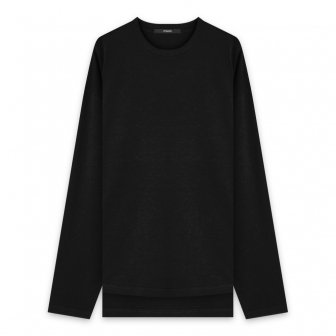 STAMPD | DOUBLE LAYER RELAXED LS TEE / BLACK