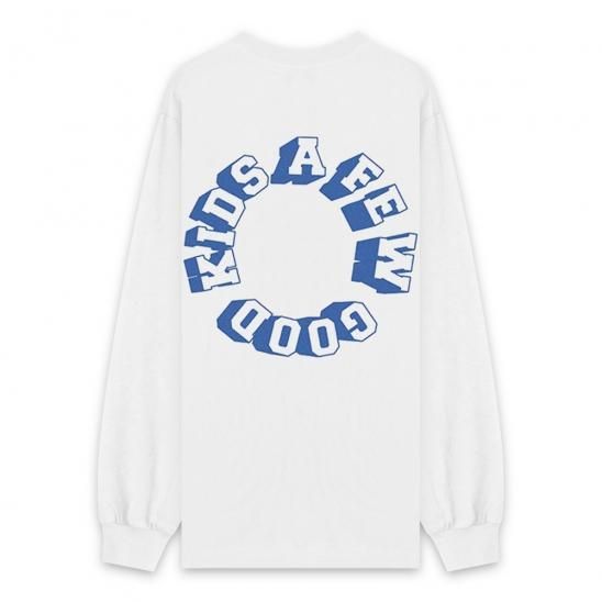 A FEW GOOD KIDS | CIRCLE LOGO LONG SLEEVE / WHITE X BLUE