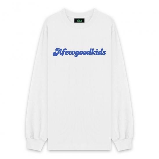 A FEW GOOD KIDS | CIRCLE LOGO LONG SLEEVE / WHITE X BLUE