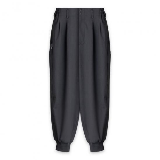 Y-3 ADIDAS YOHJI YAMAMOTO | M CLASSIC REFINED WOOL CUFF PANTS / CARBON