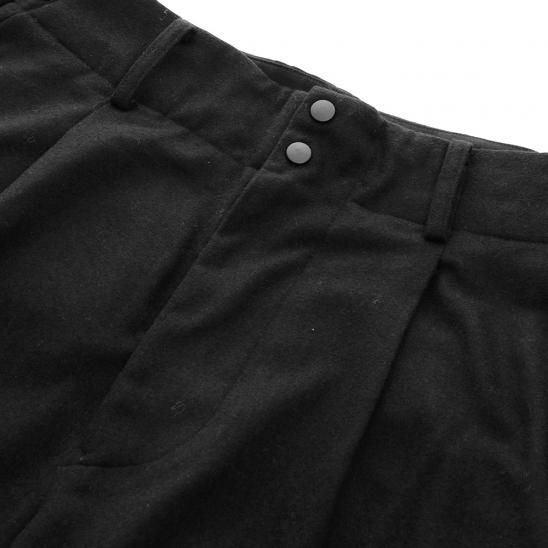 Y-3(ワイスリー) 商品ページ - M CLASSIC WOOL FLANNEL CUFF PANTS / BLACK