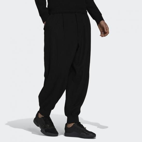 Y-3(ワイスリー) 商品ページ - M CLASSIC WOOL FLANNEL CUFF PANTS / BLACK