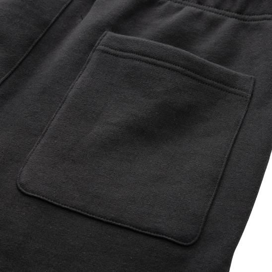 FOG ESSENTIALS | RUBBER TAG PRINT SWEATPANTS / BLACK