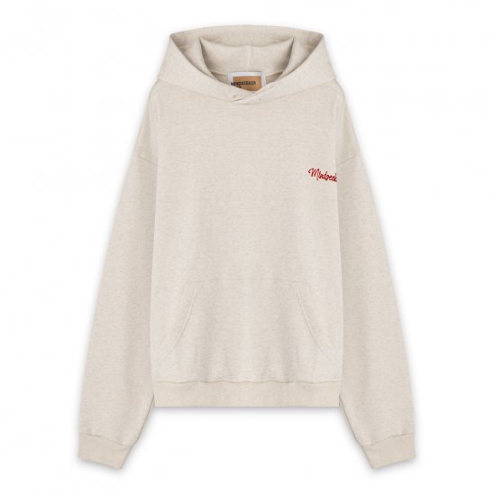 MINDSEEKER | VINTAGE RELUX FIT CHAIN STITCH HOODY / IVORY