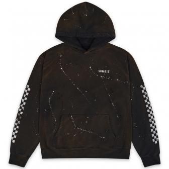 SOMEIT | S.B VINTAG HOODIE / BLACK