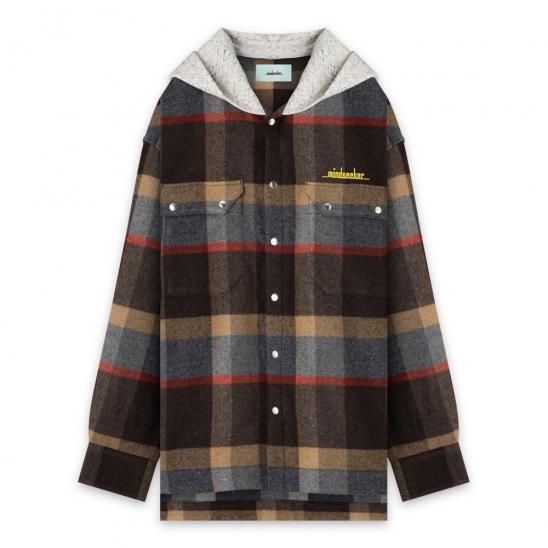 MINDSEEKER(マインドシーカー) 商品ページ - MSB HOOD CHECK SHIRT JKT