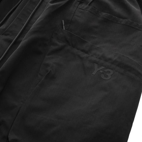 Y-3 ADIDAS YOHJI YAMAMOTO | M CLASSIC LIGHT RIPSTOP UTILITY PANTS / BLACK