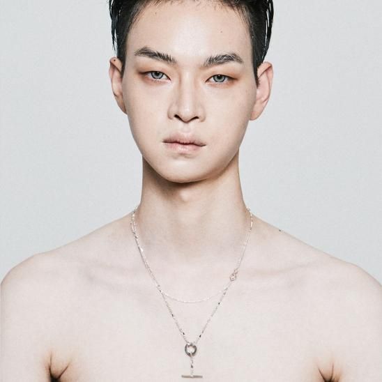 GLOSS&MATT | TWO CHAIN MOEBIUS NECKLACE / SILVER