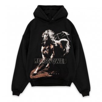 REPRESENT | HORSEPOWER HOODIE / JET BLACK