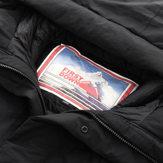 FIRST DOWN | WRAP DOWN PARKA / BLACK