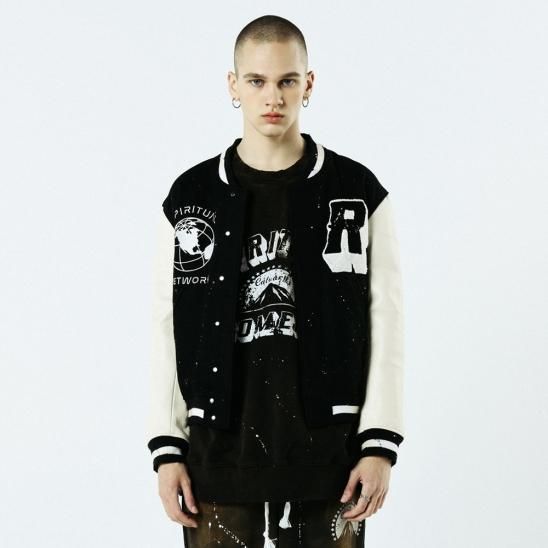 SOMEIT(サミット) 商品ページ - R.W VINTAGE STUDIUM JACKET / BLACK