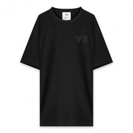 Y-3 ADIDAS YOHJI YAMAMOTO | M CLASSIC CHEST LOGO SS TEE / BLACK