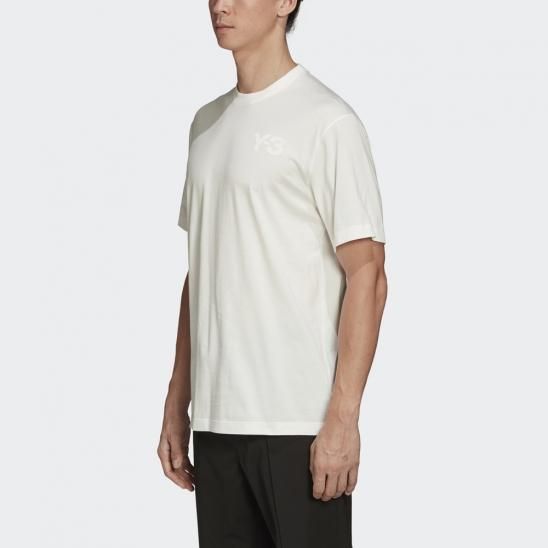 Y-3 ADIDAS YOHJI YAMAMOTO | M CLASSIC CHEST LOGO SS TEE / CORE WHITE