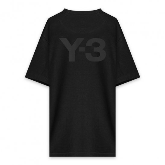 Y-3 ADIDAS YOHJI YAMAMOTO | M CLASSIC BACK LOGO SS TEE / BLACK