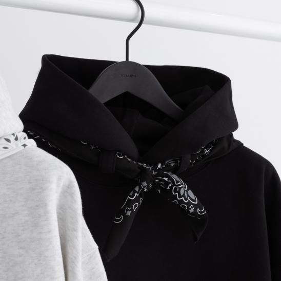 STAMPD | BANDANA HOODIE / BLACK