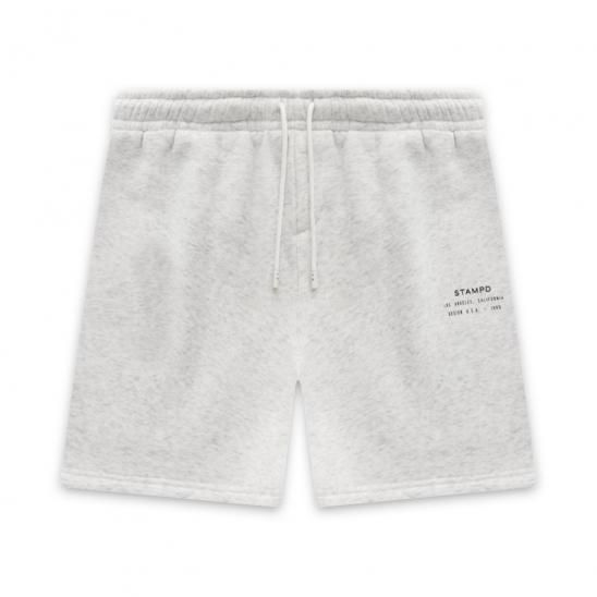 STAMPD | ESSENTIAL SWEATSHORT / OATMEAL HEATHER GREY