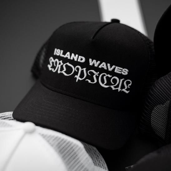 STAMPD | ISLAND WAVES 5 PANEL TRUCKER / BLACK