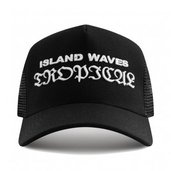 STAMPD | ISLAND WAVES 5 PANEL TRUCKER / BLACK
