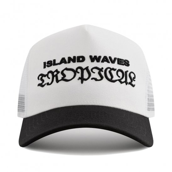 STAMPD | ISLAND WAVES 5 PANEL TRUCKER / WHITE