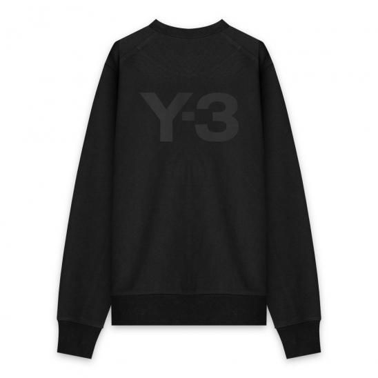 Y-3 ADIDAS YOHJI YAMAMOTO | M CLASSIC BACK LOGO CREW SWEATSHIRT / BLACK