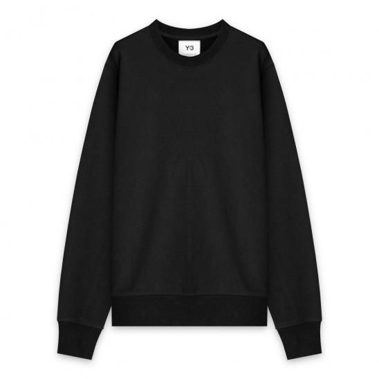 Y-3 ADIDAS YOHJI YAMAMOTO | M CLASSIC BACK LOGO CREW SWEATSHIRT / BLACK