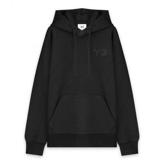 Y-3 ADIDAS YOHJI YAMAMOTO | M CLASSIC CHEST LOGO HOODIE / BLACK