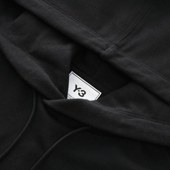 Y-3 ADIDAS YOHJI YAMAMOTO | M CLASSIC CHEST LOGO HOODIE / BLACK