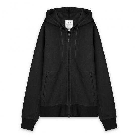 Y-3 ADIDAS YOHJI YAMAMOTO | M CLASSIC BACK LOGO FULL-ZIP HOODIE / BLACK