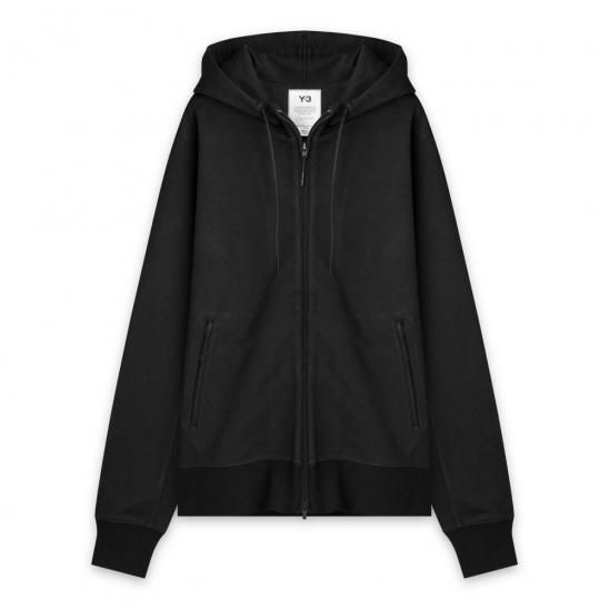 Y-3 ADIDAS YOHJI YAMAMOTO | M CLASSIC BACK LOGO FULL-ZIP HOODIE / BLACK