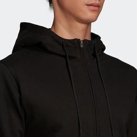 Y-3 ADIDAS YOHJI YAMAMOTO | M CLASSIC BACK LOGO FULL-ZIP HOODIE / BLACK