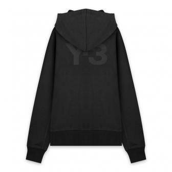 Y-3 ADIDAS YOHJI YAMAMOTO | M CLASSIC BACK LOGO FULL-ZIP HOODIE / BLACK