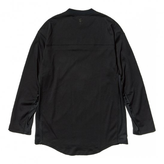 D-VEC X ALMOSTBLACK | COTTON PLATING LONG T-SHIRT / BLACK